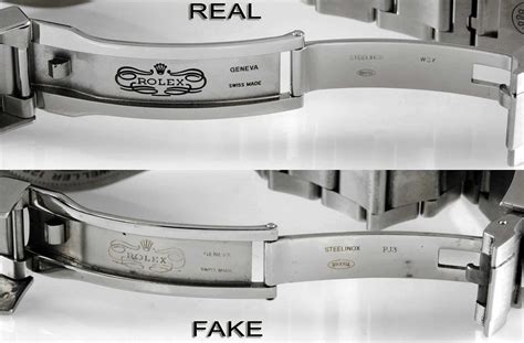 real vs fake rolex clasp|how to tell if Rolex is real.